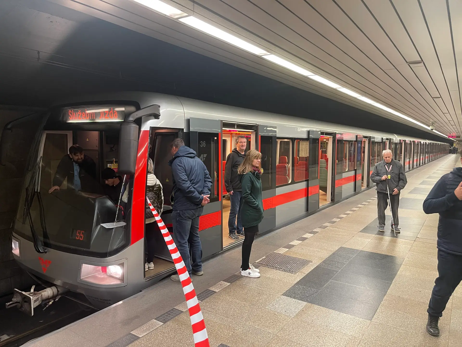 Právě si prohlížíte Nevidomí v metru